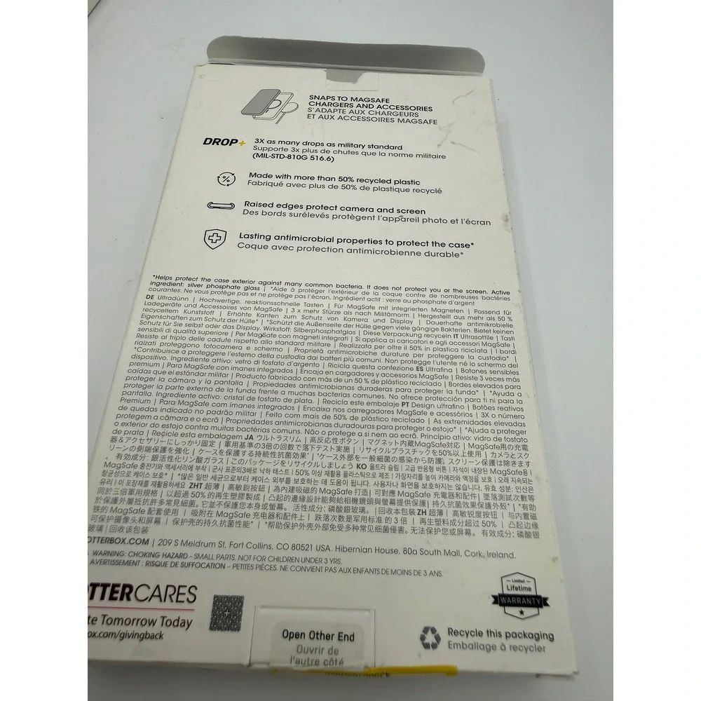 OtterBox Symmetry Case iPhone 14 Pro Max Black Excellent MagSafe Slim Protective